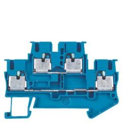 Siemens 8WH6020-0AF01 Doppelstockklemme 2,5qmm blau