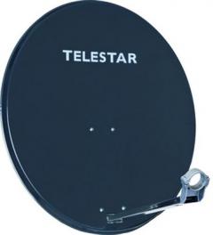 Telestar 5109721-AG grau 80cm Aluspiegel inkl. Halterung SAT-Ausseneinheiten Digirapid 80A