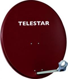 Telestar 5109721-AR rot 80cm Aluspiegel inkl. Halterung SAT-Ausseneinheiten Digirapid 80A