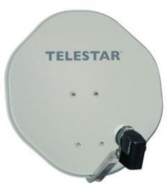 Telestar 5102502-AB Alurapid 45 mit SKYTWIN HC-LNB beige SAT-Ausseneinheiten