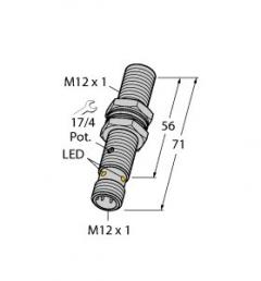 Turck 2601011 BC3-M12-AP6X-H1141 Kapazitiver Sensor