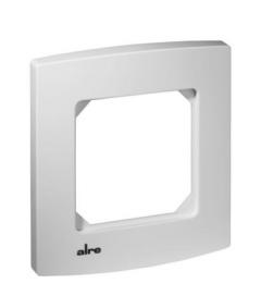Alre-It VV000025 JZ-090.900 reinweiss glanz 50x50mm 1-fach Rahmen neutral