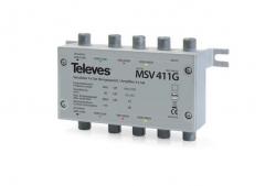 Televes 746101 MSV411G 4x SAT ferngespeist Verstärkung Verstärker