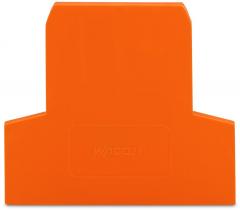 Wago 281-309 orange Abschlussplatte u. Zwischenplatte