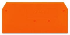 Wago 281-329 orange Abschlussplatte u. Zwischenplatte