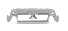 Wago 209-123 6,4mm breit grau Montagefuss