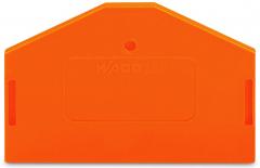 Wago 280-313 orange Abschlussplatte u. Zwischenplatte