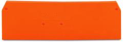 Wago 280-315 orange Abschlussplatte u. Zwischenplatte