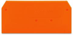 Wago 280-309 orange Abschlussplatte u. Zwischenplatte