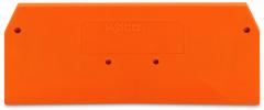 Wago 280-326 orange Abschlussplatte u. Zwischenplatte