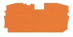 Wago 2016-1292 orange Abschlussplatte u. Zwischenplatte