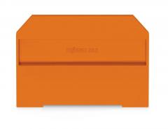 Wago 282-312 orange Abschlussplatte u. Zwischenplatte