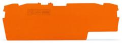 Wago 2002-1892 orange 1mm Abschlussplatte u. Zwischenplatte
