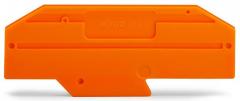 Wago 282-333 orange Abschlussplatte