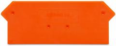Wago 280-317 orange Abschlussplatte u. Zwischenplatte