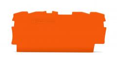 Wago 2000-1492 0,7mm dick orange Abschlussplatte u. Zwischenplatte