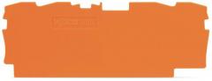 Wago 2004-1492 orange 1mm Abschlussplatte u. Zwischenplatte