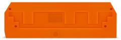 Wago 283-352 für 3Leiter orange Abschlussplatte u. Zwischenplatte