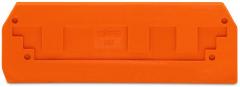 Wago 282-339 für 3Leiter orange Abschlussplatte u. Zwischenplatte