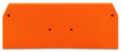 Wago 281-326 für 3Leiter orange Abschlussplatte u. Zwischenplatte