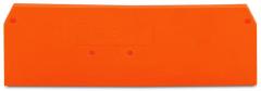 Wago 281-335 orange Abschlussplatte u. Zwischenplatte