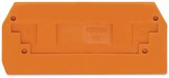Wago 282-328 orange Abschlussplatte u. Zwischenplatte