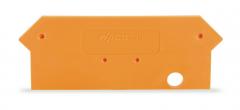 Wago 279-317 orange Abschlussplatte u. Zwischenplatte