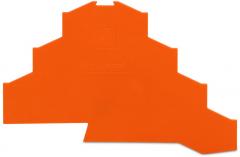 Wago 281-366 orange Abschlussplatte u. Zwischenplatte