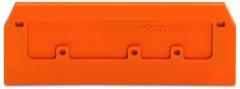 Wago 280-371 orange Abschlussplatte u. Zwischenplatte