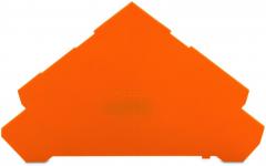 Wago 280-323 orange Abschlussplatte u. Zwischenplatte
