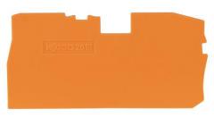 Wago 2010-7192 1mm orange Abschlussplatte u. Zwischenplatte