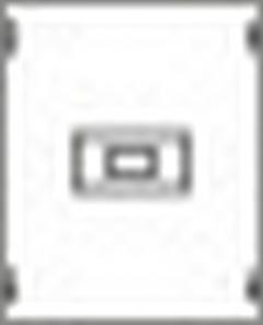 ABB Striebel & John AG208 Abdeckung mit Ausschnitt XT1 Zubehör CombiLine Innenausbausystem , 2CPX062993R9999