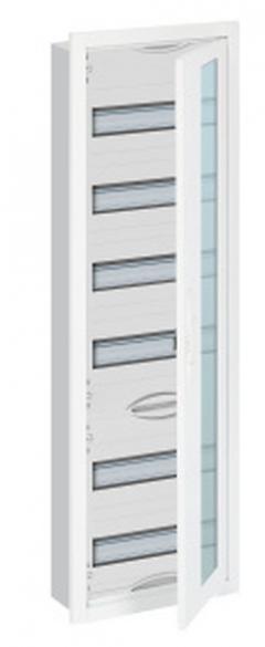 ABB Striebel & John U61TE Kleinverteiler, Unterputz mit Blendrahmen und transparenter Tür , 2CPX071596R9999
