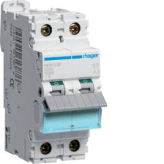 Hager NCN520 Leitungsschutzschalter 1polig +N C20A 10kA 2M