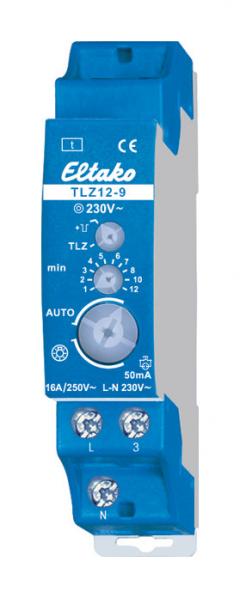 Eltako 23100836 Treppenlicht-Zeitschalter TLZ12-9 LED/ESL bis 200W 1S 16A/250VAC