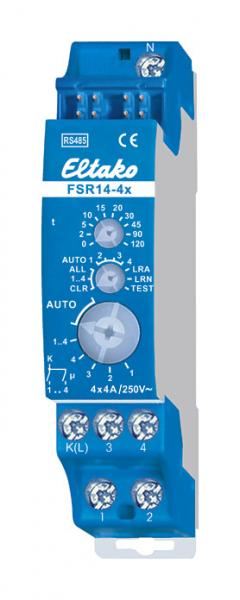 Eltako 30014001 Funk-Stromstoss-Schaltrelais FSR14-4x RS485-Bus-Schaltaktor 4Kanal