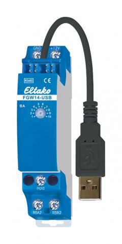 Eltako 30014049 RS485-Bus-Gateway FGW14-USB mit USB-Anschluss