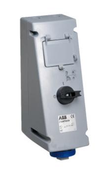 ABB Stotz-Kontakt 416MPM3W , Schaltbare Wandsteckdose, 16 A 3h, IP67, 3P+N+E, mit LSS , 2CMA167964R1000