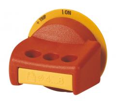 Eaton NZM1-XDGVR Drehgriff, rot-gelb, abschliessbar, Baugrösse 1 , 100733
