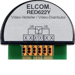 Elcom RED622Y Videoverteiler 2fach 2Draht UP-Version