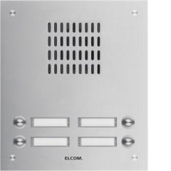 Elcom 1104181 Unterputztuerstation TVG-4/2 edelstahl
