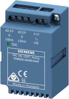 Siemens 7KM9200-0AD00-0AA0 Erweiterungsmodul analog für 7KM PAC3200/4200