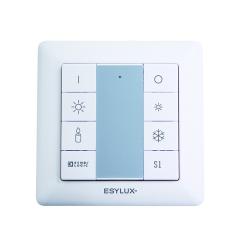 EsyLux EC10430930 Push Button 8x DALI TWweiss Taster