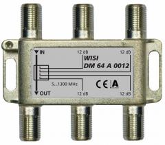 WISI DM-64A 0012 Abzweiger 1,3GHz 4-f. 12dB