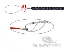 Runpotec 30039 Kabelziehstrumpf mit Schlaufe und Drallausgleich 4-6mm