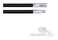 Runpotec 10044 RunpoSticks schwarz/mittel 2x1m Basaltstab