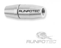 Runpotec 20251 4,5/6mm Gewinde RG6 Glasfaserstab Verbindungswirbel