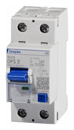 Doepke DFS2 025-2/0,03-A HD FI-Schutzschalter 025-2/0,03-A HD , 09124601HD