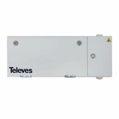 Televes OSB48S bis 48 SC/APC-Stecker stapelbar Optische Spleiss-Box