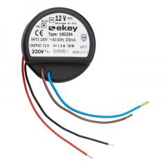 ekey 100204 NT UP 230AC/12VDC/1,5A Unterputz-Netzteil